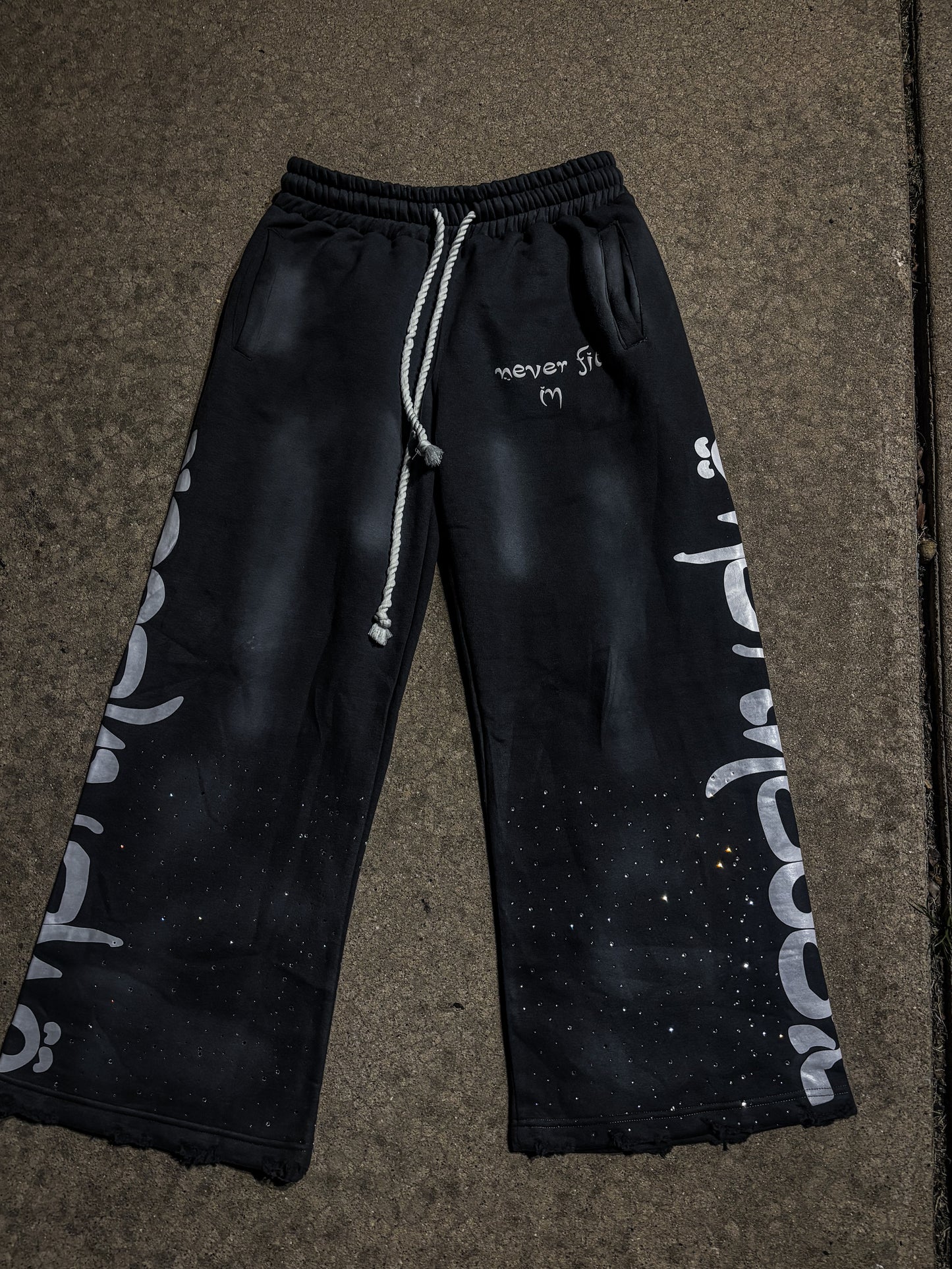 Black Unorthodox Sweats