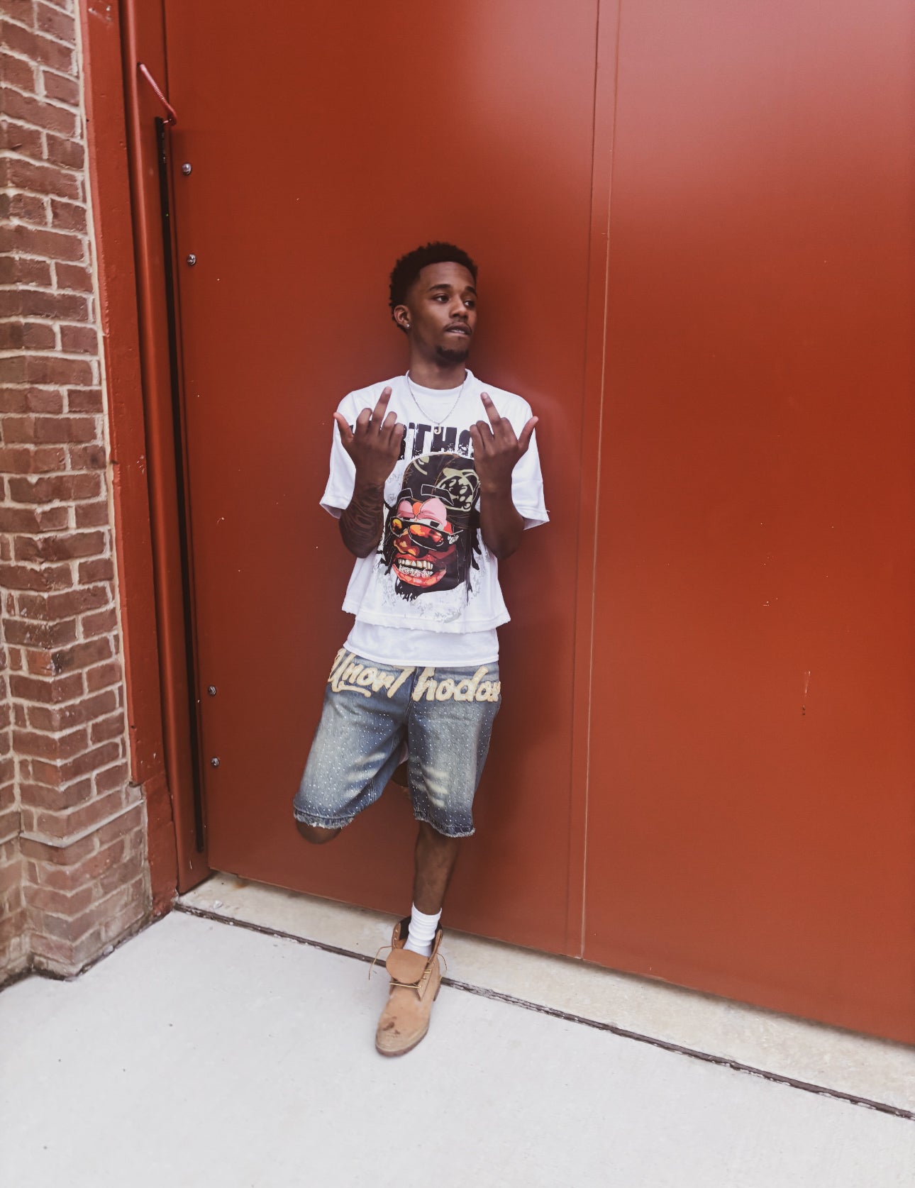 White Unorthodox TEE